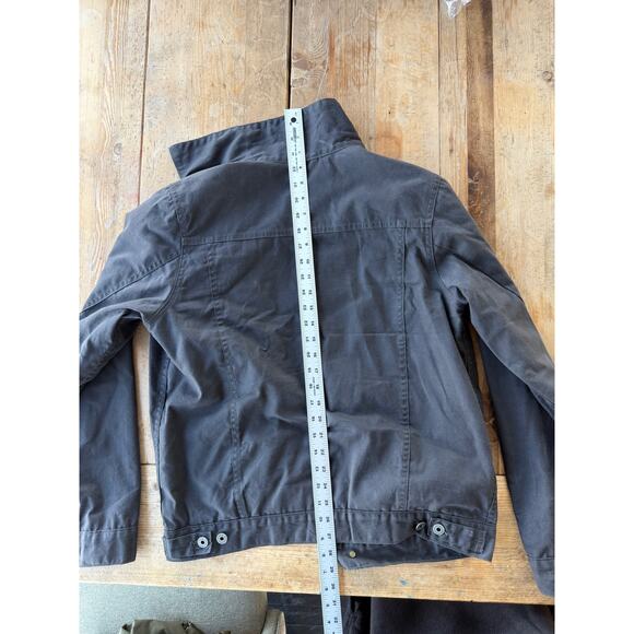 Flint and Tinder Waxed Trucker Jacket Flannel Lined – Size M – Charcoal - Picture 4 of 5